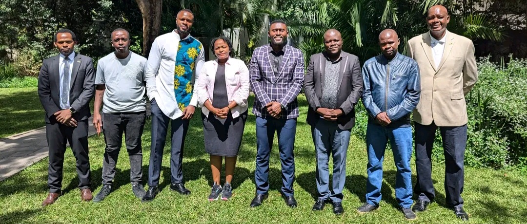 Zambia Association of Musicians and Zambia Athletics Association officials