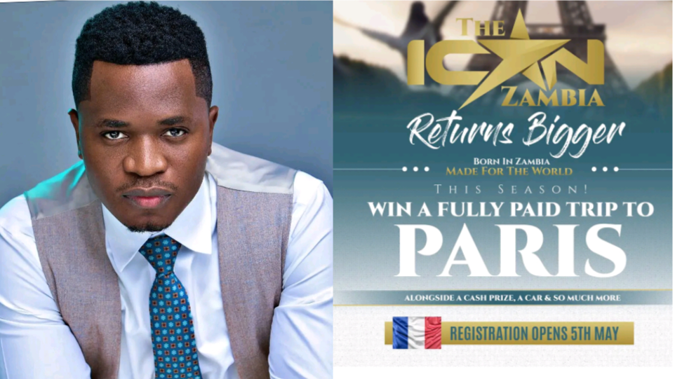 The Icon Zambia returns for a second season this year and the prize is mind blowing as it promises the winner a fully paid trip to Paris in France,