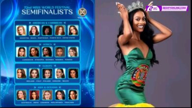 FAITH BWALYA TUMBLES, ELIMINATED FROM MISS WORLD 2025