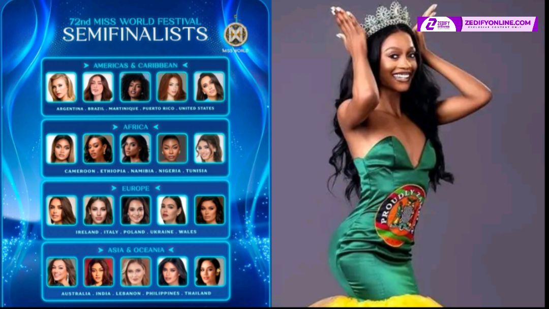 FAITH BWALYA TUMBLES, ELIMINATED FROM MISS WORLD 2025