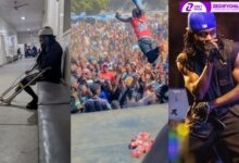 DID 3P'S TRADE FAIR PERFORMANCE "SPIDERMAN" MOVE GET HIM A FEW BANDAGES & CRUTCHES?