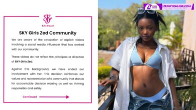 "WE HAVE ENDED OUR INVOLVEMENT WITH HER" - SKY GIRLS ZED CUTS TIES WITH MWAKA HALWIINDI 