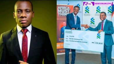 ENTERPRENEUR DUMISANI NCUBE RECEIVES 3.45 MILLION KWACHA INVESTMENT INTO HIS UPCOMING "AFRICA MUST THINK" FROM STANDARD CHARTERED BANK