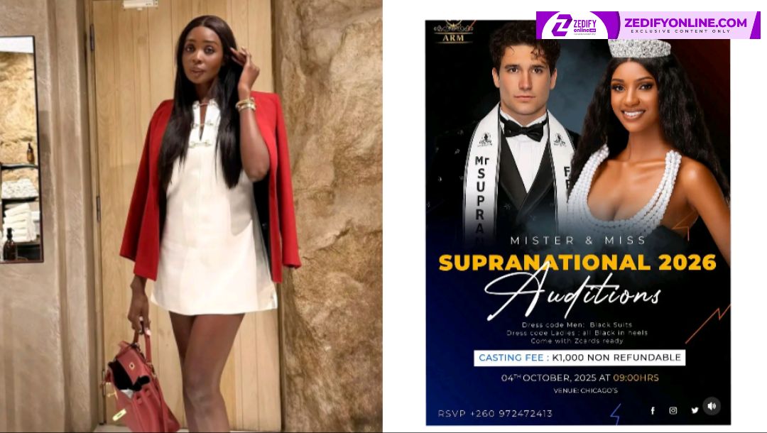 NO PITY PARTIES - SAYS ALICE MUSUKWA AS SHE CALLS FOR 2026 MR & MISS SUPRANATIONAL AUDITIONS