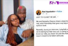 I ADORE AND SHARE A DEEP BOND WITH NATASHA CHANSA BUT WE ARE NOT IN A ROMANTIC RELATIONSHIP - AQUALASKIN 