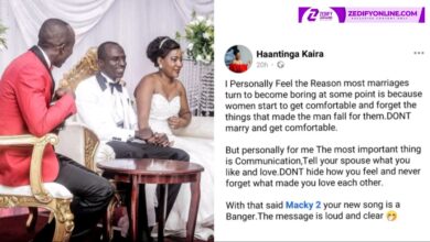DON'T BE COMFORTABLE AND FORGET WHAT MADE YOUR HUSBAND FALL IN LOVE WITH YOU, IT CAUSES BORING MARRIAGES - HAANTINGA KAIRA ADVISES WIVES