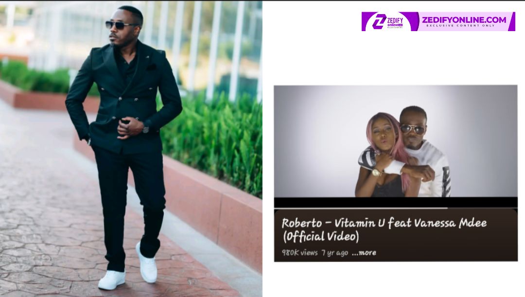 ROBERTO'S "VITAMIN U" WAS THE FIRST ZAMBIAN SONG TO HIT 100,000 YOUTUBE VIEWS IN UNDER THREE DAYS