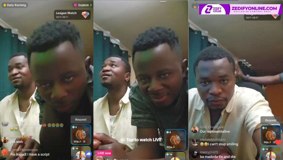 "HOW MUCH?" - ASKS DAVID KAZADI AS TIKTOKERS SUGGEST HE AUCTIONS HIS INFAMOUS NECKTIES WHILE ON LANZEE COOPER'S TIKTOK LIVE