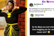 WEZI'S FANS BEG FOR NEW MUSIC, SHE ASKS FOR MORE TIME