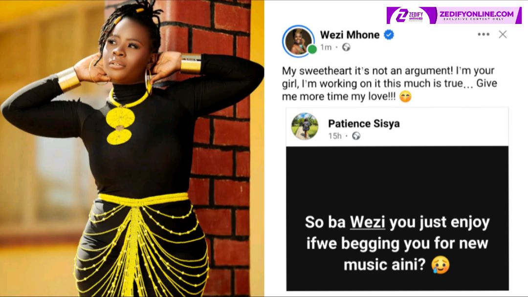 WEZI'S FANS BEG FOR NEW MUSIC, SHE ASKS FOR MORE TIME