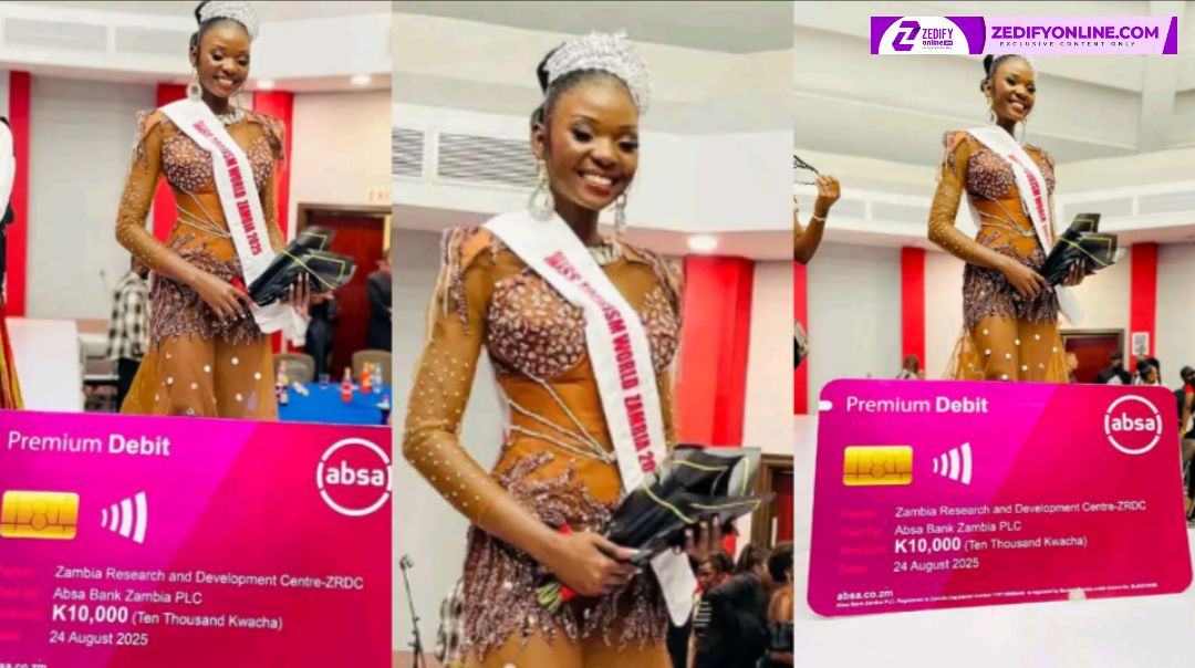 MODEL MONDE MOOLA CROWNED MISS TOURISM WORLD ZAMBIA 2025 - SHE IS NOW SET TO REPRESENT THE COUNTRY IN CHINA NEXT MONTH