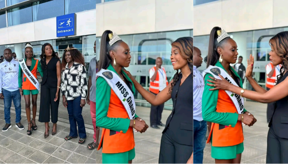 MODEL ANNA MUSONDA LEAVES FOR MISS GRAND INTERNATIONAL 2025 IN HUA HIN, BANGKOK, THAILAND