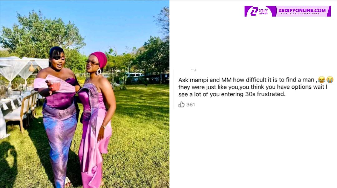 SOCIAL USERS BULLY MAMPI INTO RESPONDING AFTER CALLING ON HER TO GET MARRIAGE LIKE HER FRIEND 