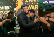 BA MATERO SHADES TEARS AFTER BEING ANNOUNCED AS THE TOYOTA HILUX WINNER LAST NIGHT 
