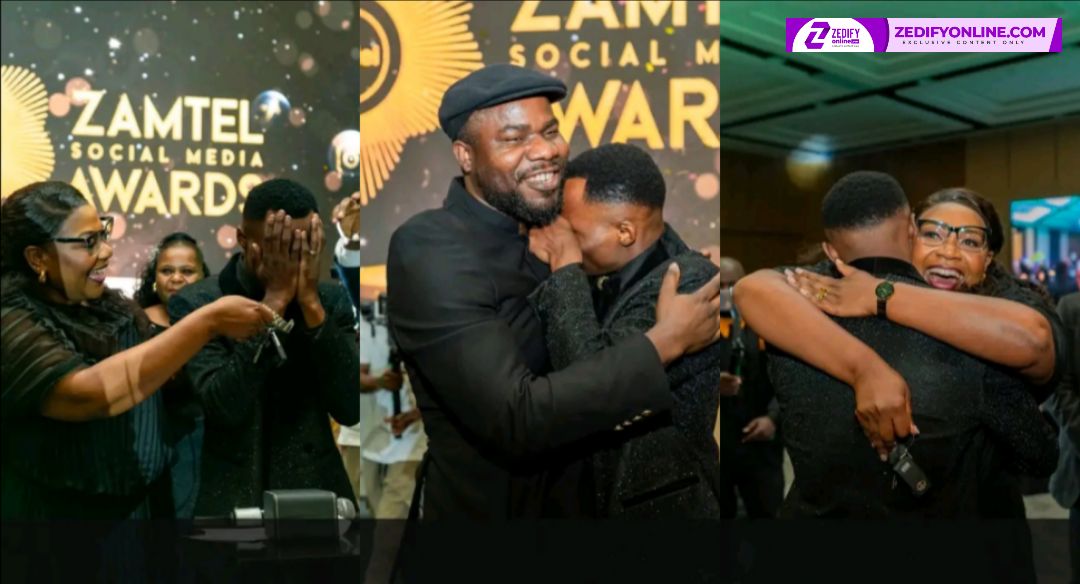BA MATERO SHADES TEARS AFTER BEING ANNOUNCED AS THE TOYOTA HILUX WINNER LAST NIGHT