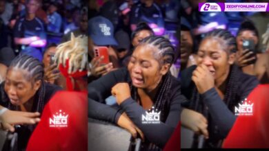 A NEO FAN CRIES UNCONTROLLABLY AS HE PERFORMED HIS HEARTBREAK THEMED SONG "SAME OLD STORY"