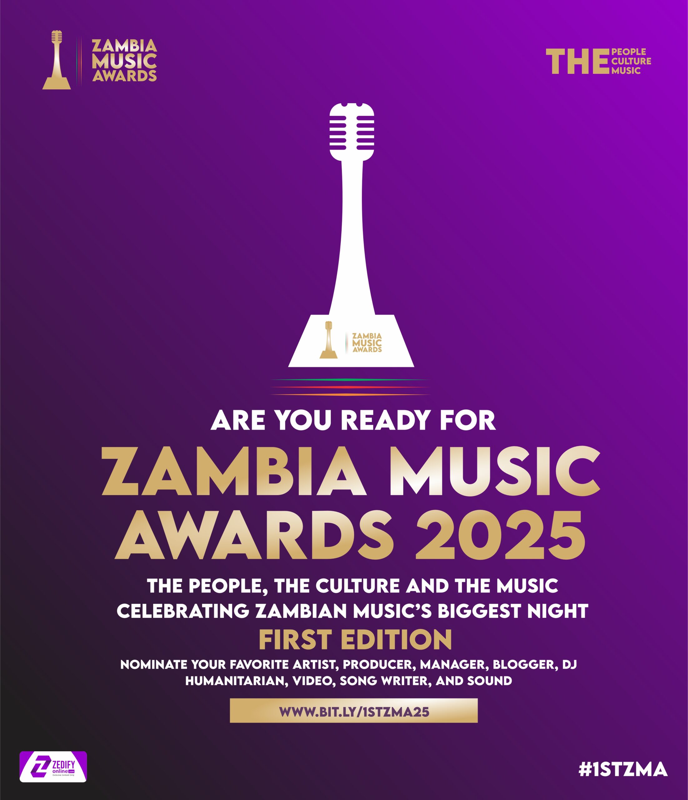 THE 1ST EDITION OF THE ZAMBIA MUSIC AWARDS - ZMAs 2025 IS HERE