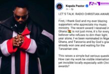 THE KOPALA PASTOR CALLS OUT LOCAL CHRISTIAN AWARDS FOR MARGINALISING HIM DESPITE GETTING INTERNATIONAL NOMINATIONS & WINS