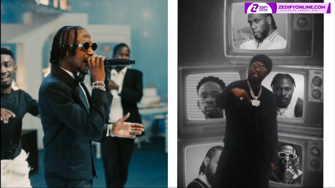 [On the left bottom corner is a screenshot YO MAPS' image in PATORANKING's AFRICAN SOLDIER music video]