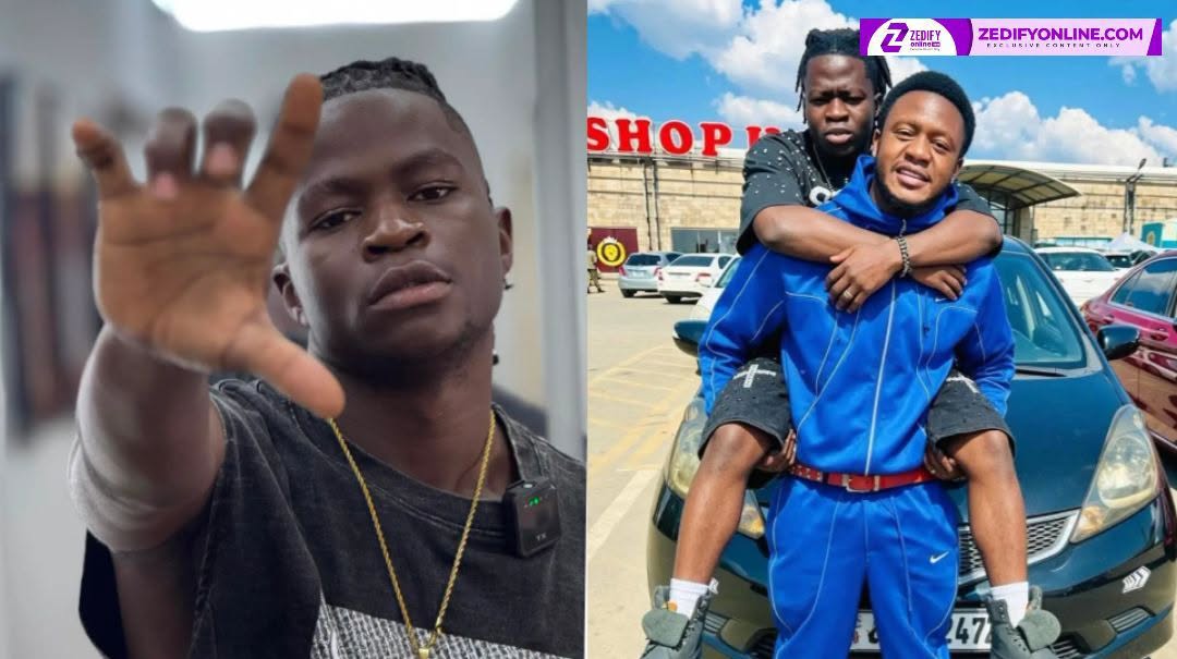 MWANA KALAMPA praises DIZMO, calling him "real" as the rapper has brought him to Lusaka to push his music and is looking after him.